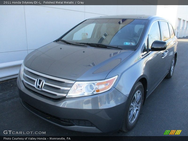Polished Metal Metallic / Gray 2011 Honda Odyssey EX-L