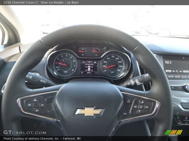 Silver Ice Metallic / Jet Black 2018 Chevrolet Cruze LT