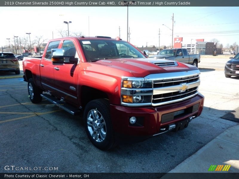 Cajun Red Tintcoat / High Country Saddle 2019 Chevrolet Silverado 2500HD High Country Crew Cab 4WD