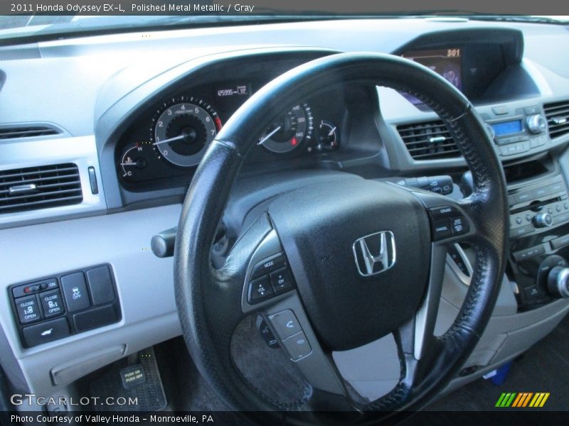 Polished Metal Metallic / Gray 2011 Honda Odyssey EX-L