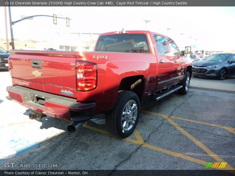 Cajun Red Tintcoat / High Country Saddle 2019 Chevrolet Silverado 2500HD High Country Crew Cab 4WD