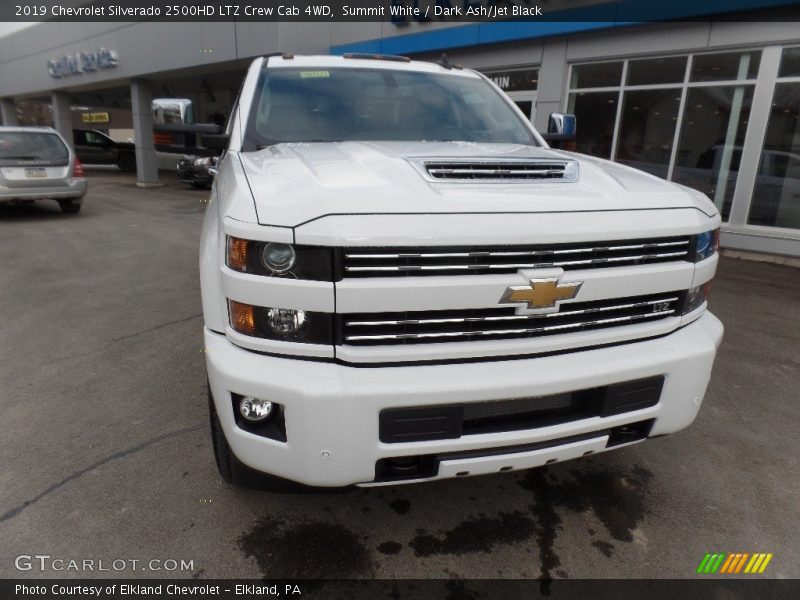 Summit White / Dark Ash/Jet Black 2019 Chevrolet Silverado 2500HD LTZ Crew Cab 4WD