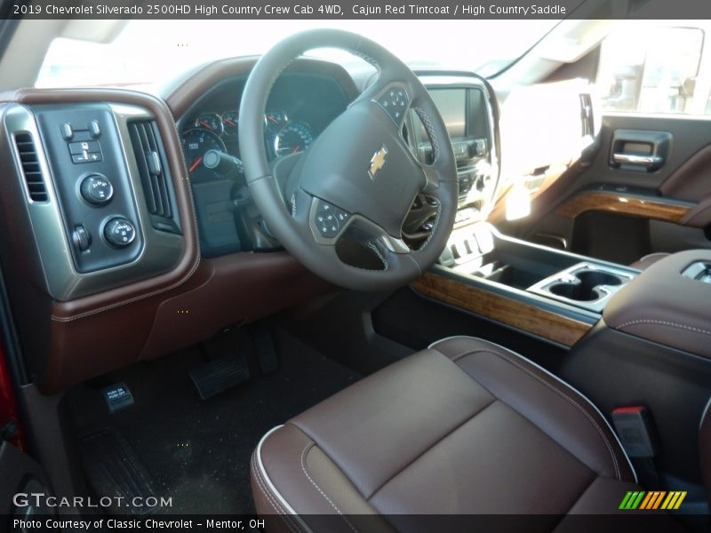 Cajun Red Tintcoat / High Country Saddle 2019 Chevrolet Silverado 2500HD High Country Crew Cab 4WD