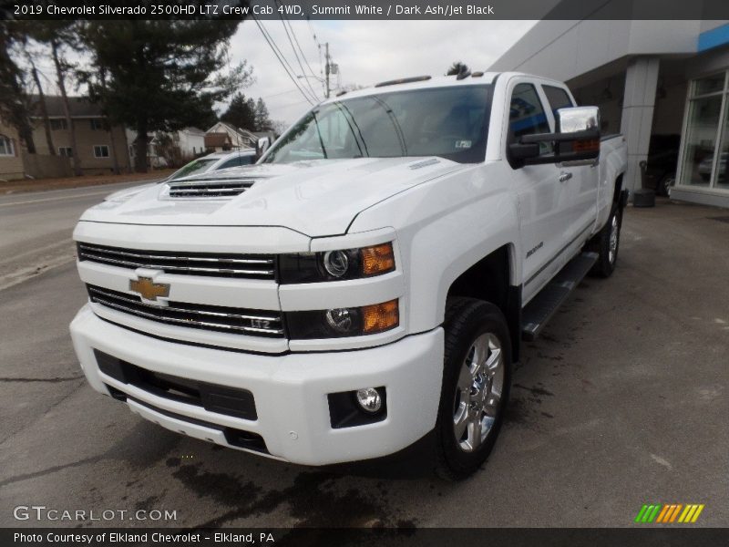 Summit White / Dark Ash/Jet Black 2019 Chevrolet Silverado 2500HD LTZ Crew Cab 4WD
