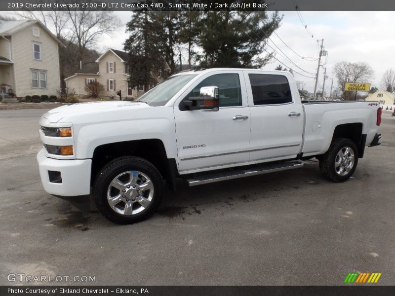 Summit White / Dark Ash/Jet Black 2019 Chevrolet Silverado 2500HD LTZ Crew Cab 4WD