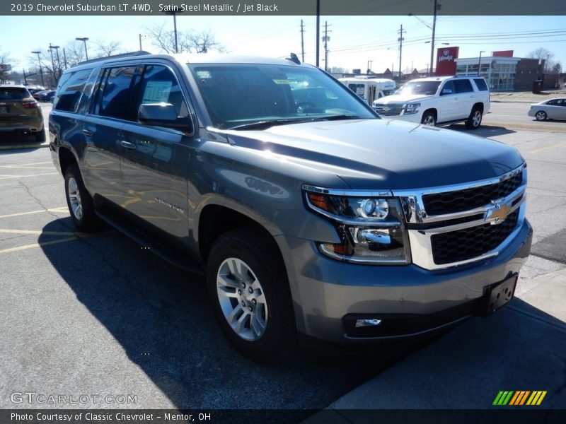 Satin Steel Metallic / Jet Black 2019 Chevrolet Suburban LT 4WD