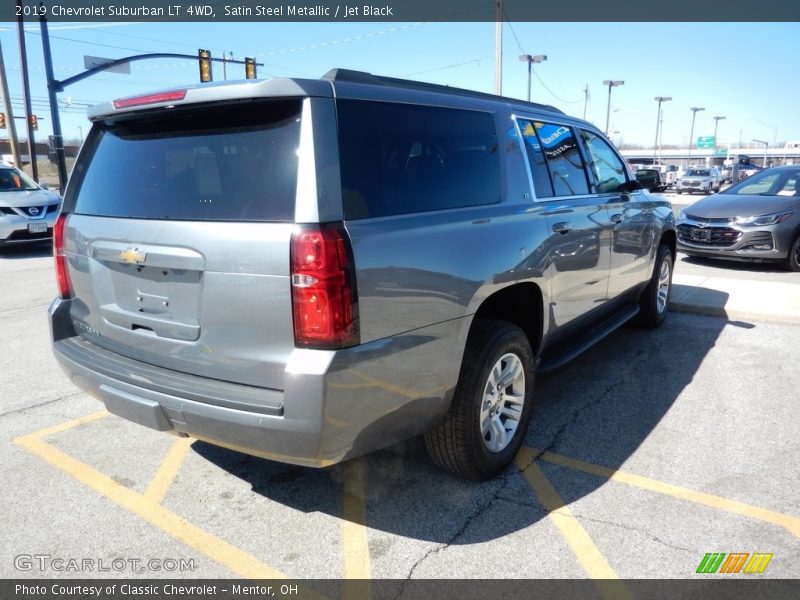 Satin Steel Metallic / Jet Black 2019 Chevrolet Suburban LT 4WD