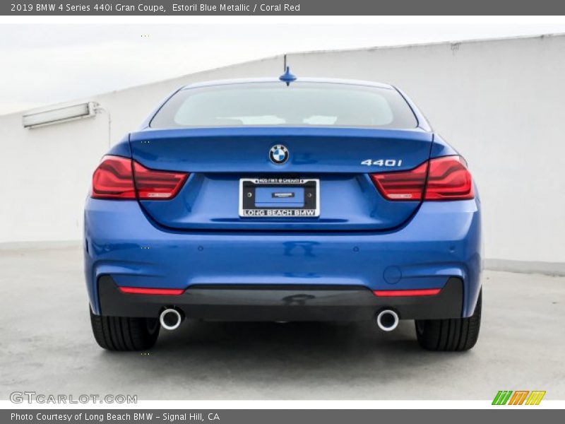 Estoril Blue Metallic / Coral Red 2019 BMW 4 Series 440i Gran Coupe