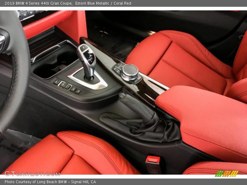 Estoril Blue Metallic / Coral Red 2019 BMW 4 Series 440i Gran Coupe