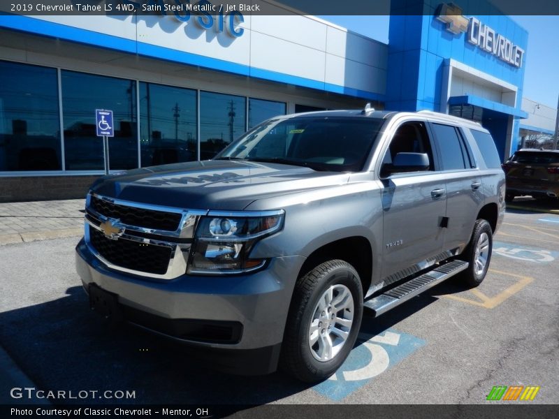 Satin Steel Metallic / Jet Black 2019 Chevrolet Tahoe LS 4WD