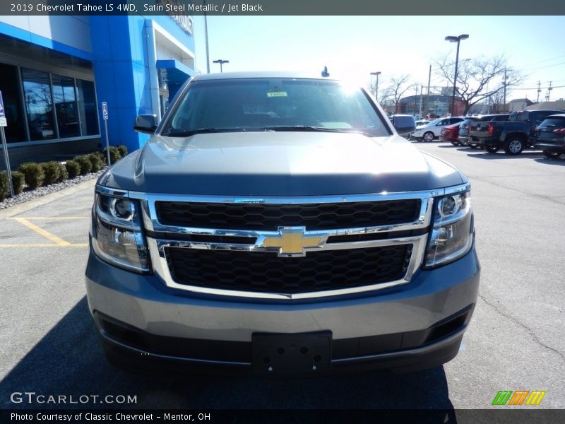 Satin Steel Metallic / Jet Black 2019 Chevrolet Tahoe LS 4WD