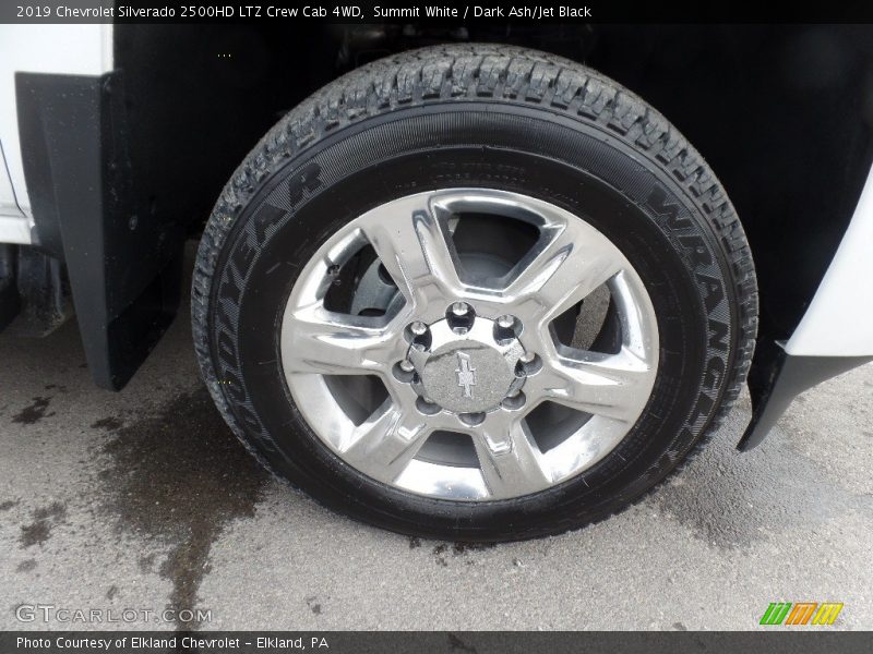 Summit White / Dark Ash/Jet Black 2019 Chevrolet Silverado 2500HD LTZ Crew Cab 4WD