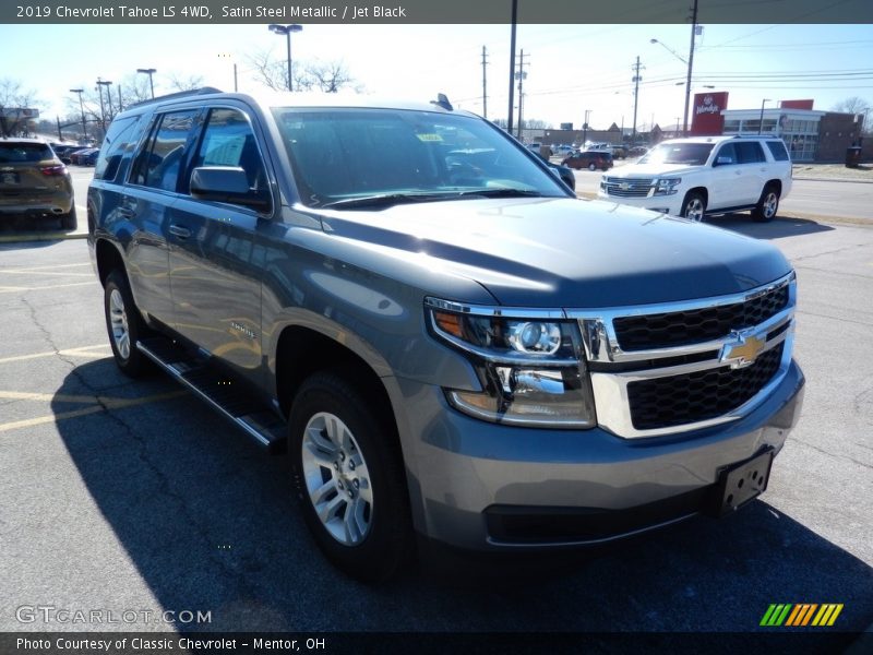 Satin Steel Metallic / Jet Black 2019 Chevrolet Tahoe LS 4WD