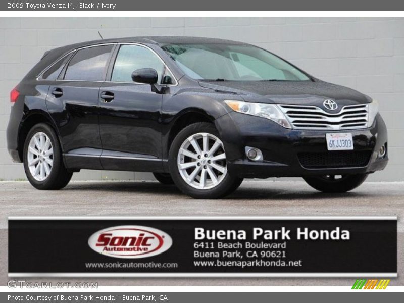 Black / Ivory 2009 Toyota Venza I4