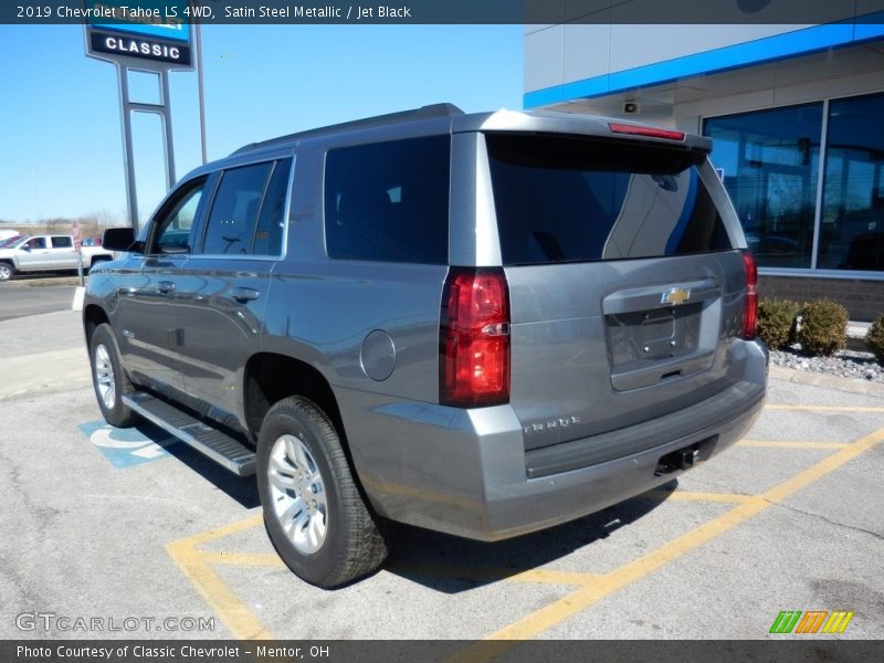 Satin Steel Metallic / Jet Black 2019 Chevrolet Tahoe LS 4WD