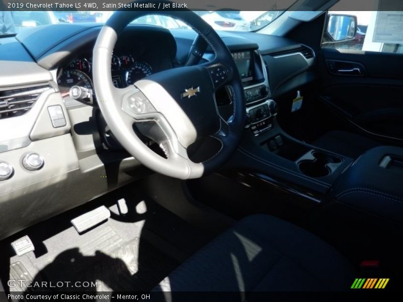 Satin Steel Metallic / Jet Black 2019 Chevrolet Tahoe LS 4WD