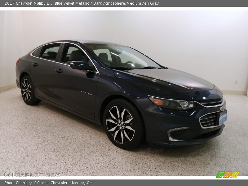 Blue Velvet Metallic / Dark Atmosphere/Medium Ash Gray 2017 Chevrolet Malibu LT