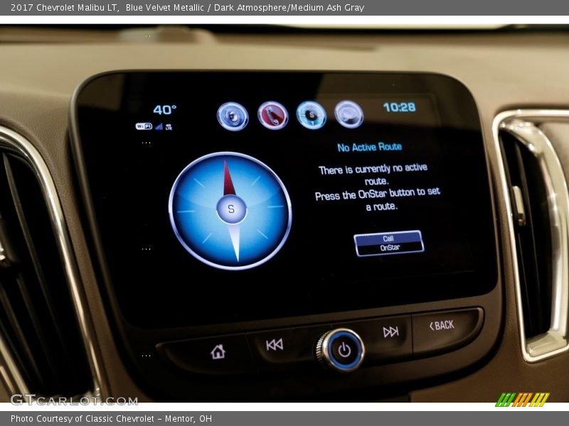 Blue Velvet Metallic / Dark Atmosphere/Medium Ash Gray 2017 Chevrolet Malibu LT