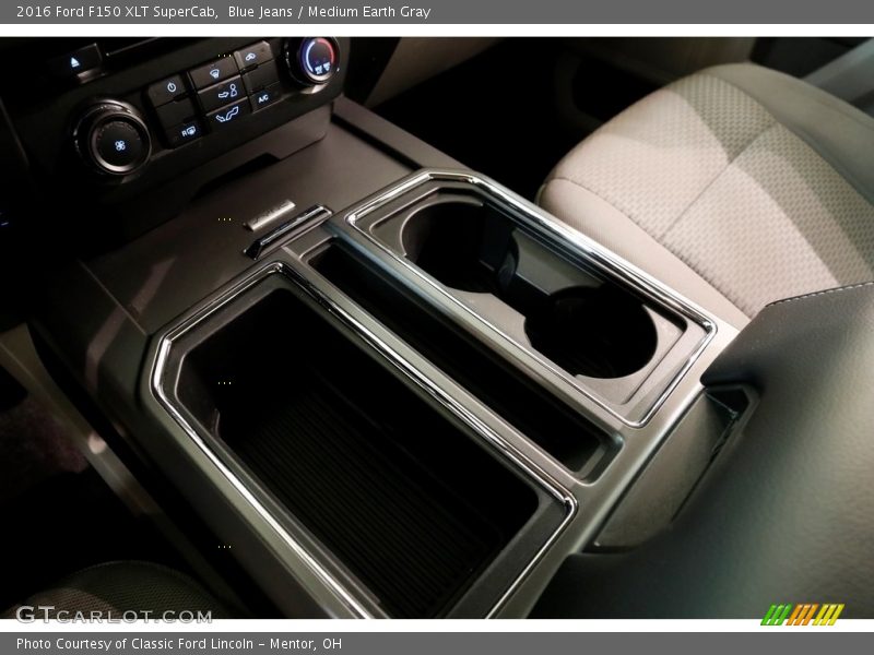 Blue Jeans / Medium Earth Gray 2016 Ford F150 XLT SuperCab