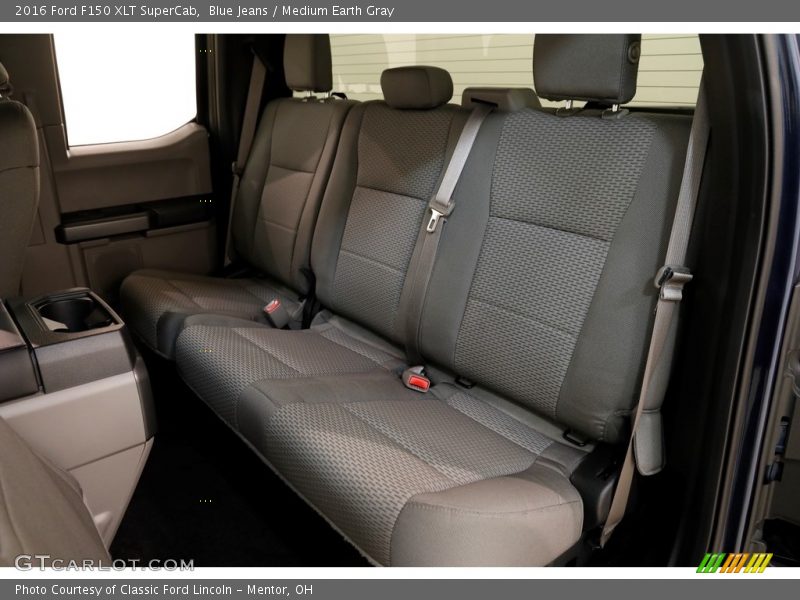 Blue Jeans / Medium Earth Gray 2016 Ford F150 XLT SuperCab