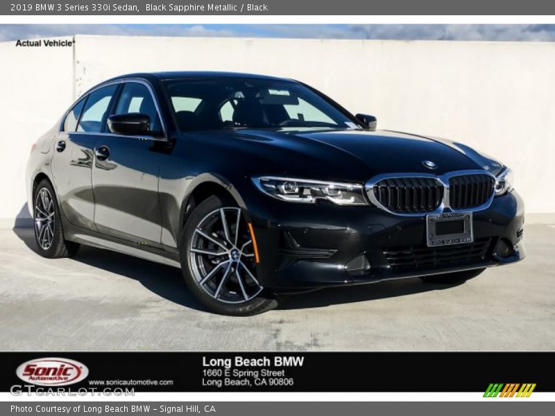 Black Sapphire Metallic / Black 2019 BMW 3 Series 330i Sedan