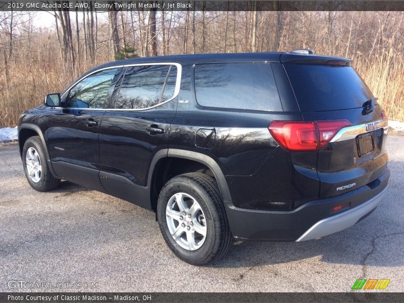 Ebony Twilight Metallic / Jet Black 2019 GMC Acadia SLE AWD
