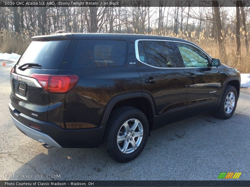Ebony Twilight Metallic / Jet Black 2019 GMC Acadia SLE AWD