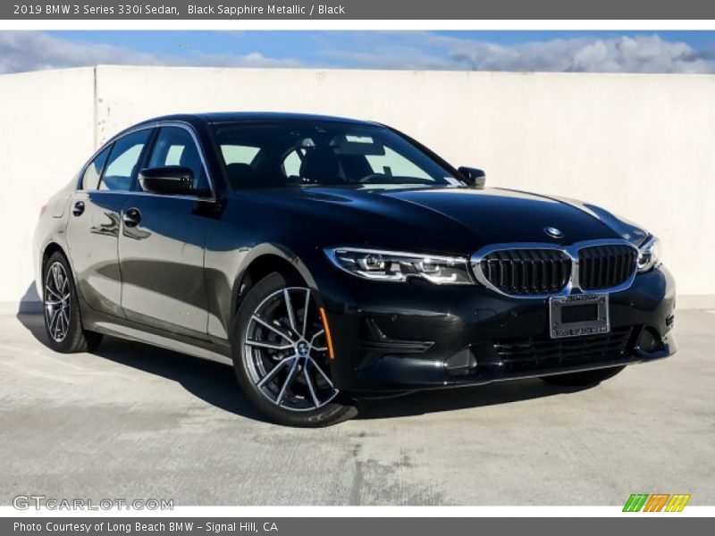 Black Sapphire Metallic / Black 2019 BMW 3 Series 330i Sedan