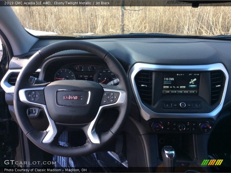 Ebony Twilight Metallic / Jet Black 2019 GMC Acadia SLE AWD
