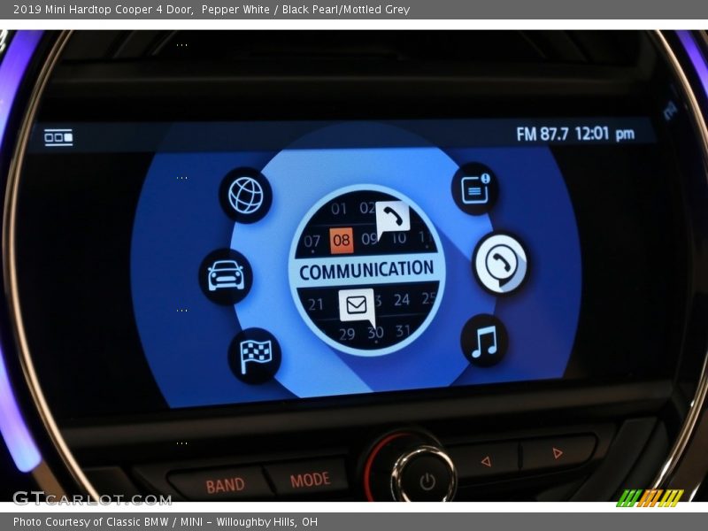 Pepper White / Black Pearl/Mottled Grey 2019 Mini Hardtop Cooper 4 Door