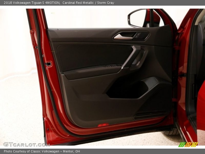 Cardinal Red Metallic / Storm Gray 2018 Volkswagen Tiguan S 4MOTION