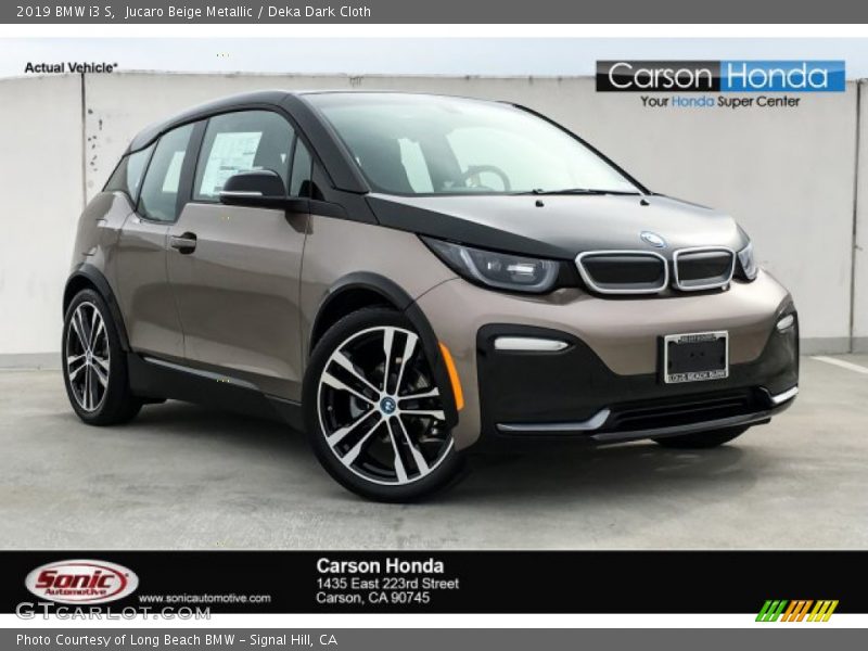 Jucaro Beige Metallic / Deka Dark Cloth 2019 BMW i3 S