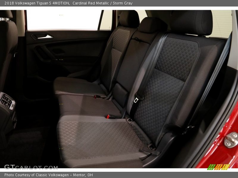 Cardinal Red Metallic / Storm Gray 2018 Volkswagen Tiguan S 4MOTION