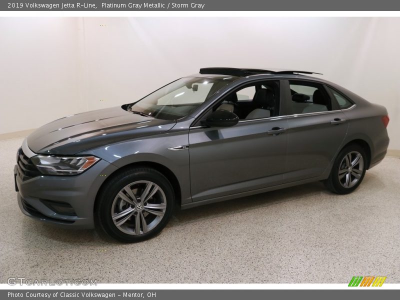 Platinum Gray Metallic / Storm Gray 2019 Volkswagen Jetta R-Line