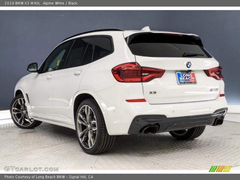 Alpine White / Black 2019 BMW X3 M40i