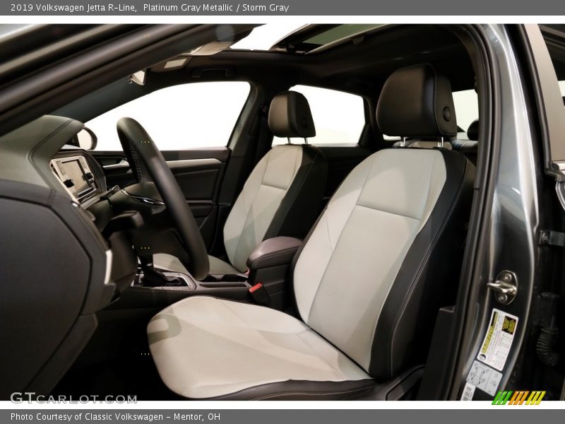 Platinum Gray Metallic / Storm Gray 2019 Volkswagen Jetta R-Line