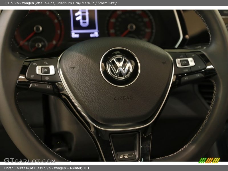 Platinum Gray Metallic / Storm Gray 2019 Volkswagen Jetta R-Line