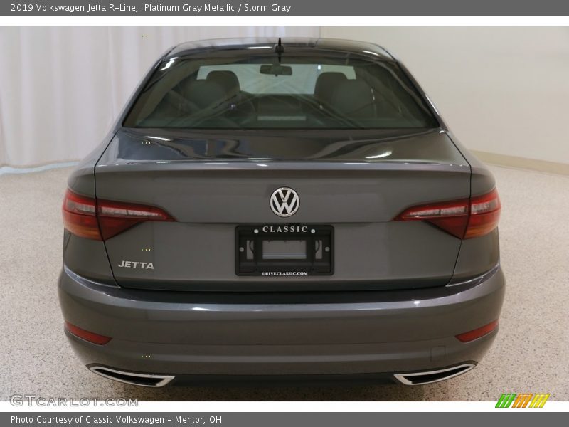 Platinum Gray Metallic / Storm Gray 2019 Volkswagen Jetta R-Line