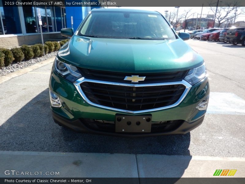 Ivy Green Metallic / Jet Black 2019 Chevrolet Equinox LT AWD