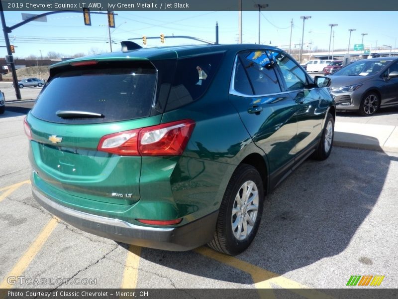 Ivy Green Metallic / Jet Black 2019 Chevrolet Equinox LT AWD