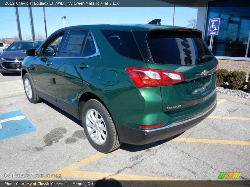 Ivy Green Metallic / Jet Black 2019 Chevrolet Equinox LT AWD