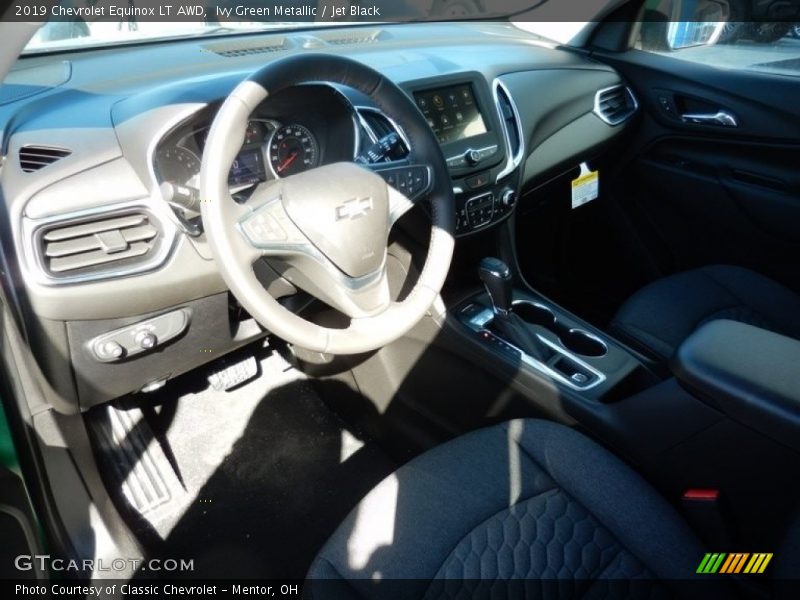 Ivy Green Metallic / Jet Black 2019 Chevrolet Equinox LT AWD