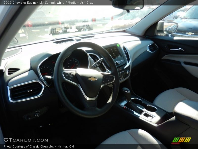 Summit White / Medium Ash Gray 2019 Chevrolet Equinox LS