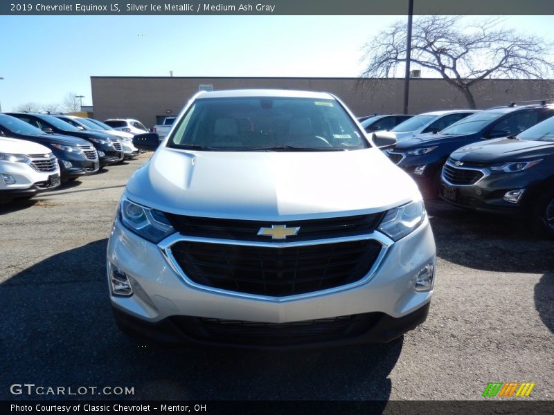 Silver Ice Metallic / Medium Ash Gray 2019 Chevrolet Equinox LS