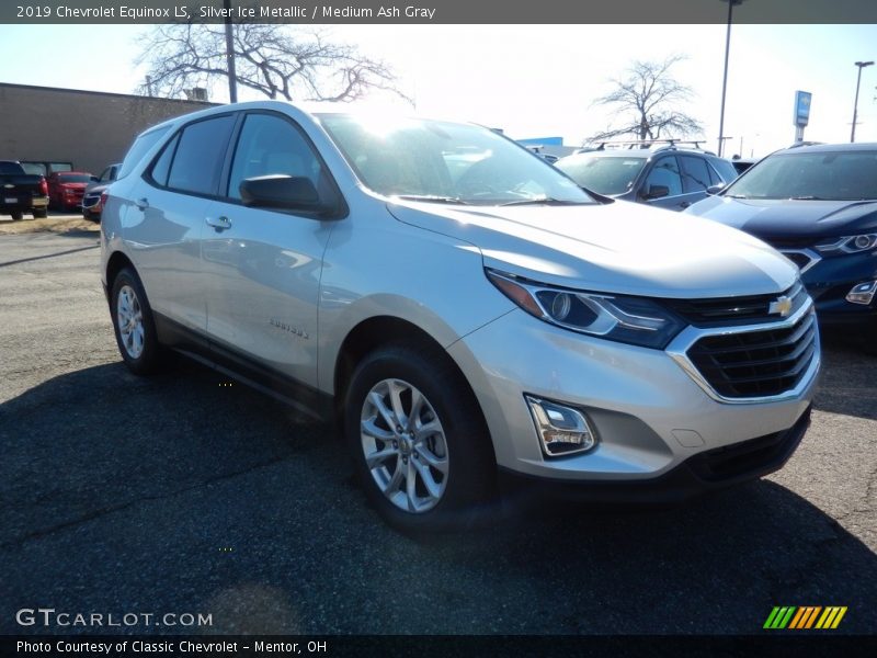 Silver Ice Metallic / Medium Ash Gray 2019 Chevrolet Equinox LS