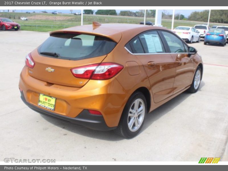 Orange Burst Metallic / Jet Black 2017 Chevrolet Cruze LT