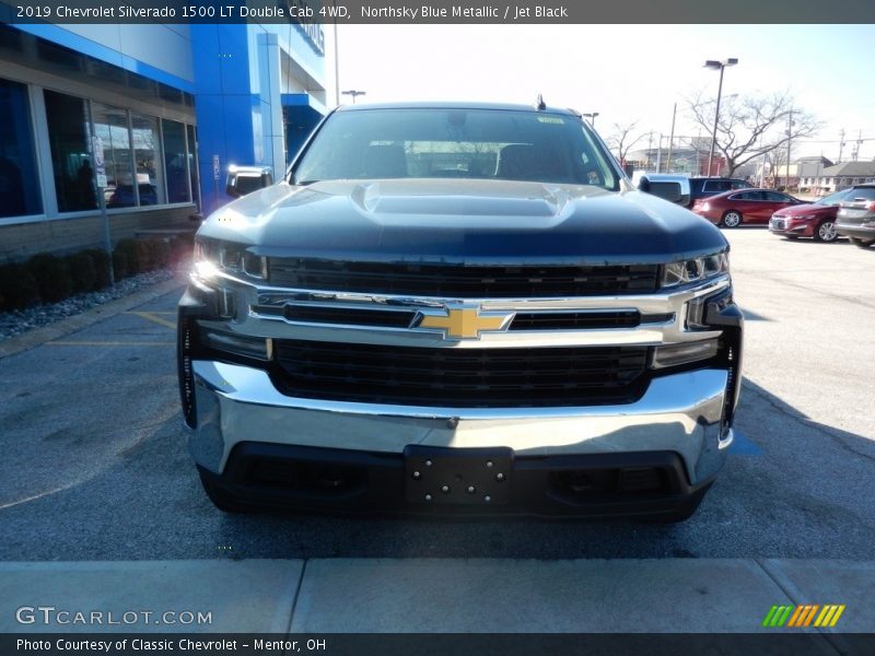 Northsky Blue Metallic / Jet Black 2019 Chevrolet Silverado 1500 LT Double Cab 4WD