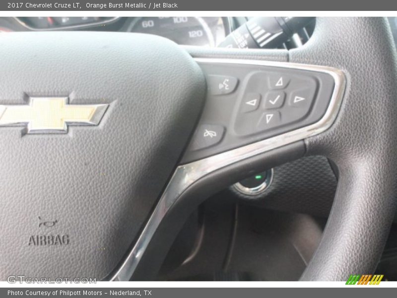 Orange Burst Metallic / Jet Black 2017 Chevrolet Cruze LT
