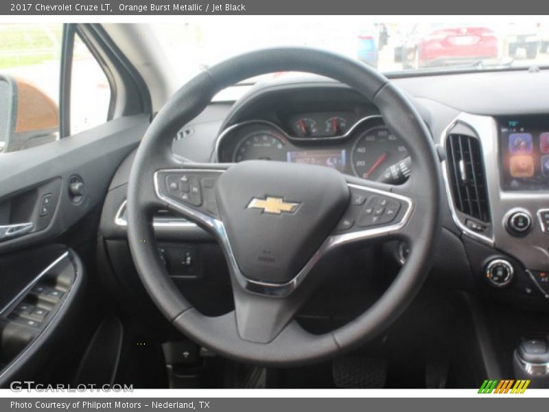Orange Burst Metallic / Jet Black 2017 Chevrolet Cruze LT