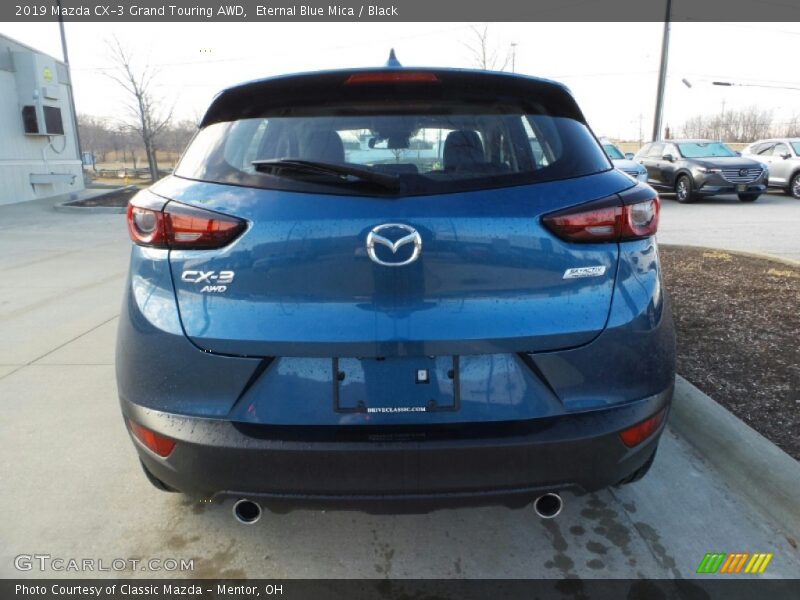 Eternal Blue Mica / Black 2019 Mazda CX-3 Grand Touring AWD